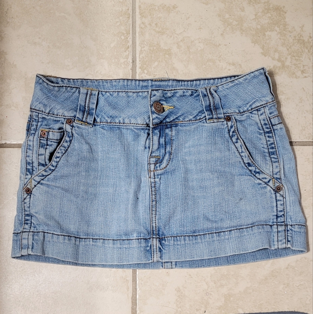 Denim Mini Skirt
